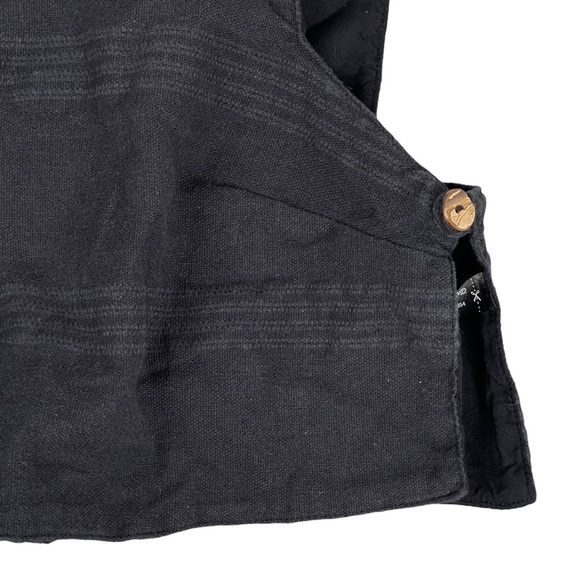 Free People Aint Nothin Like It Skort Set Small Black Crop Top Wrap Skirt - Picture 4 of 11